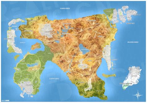 la carte de gta 6|GTA 6 map